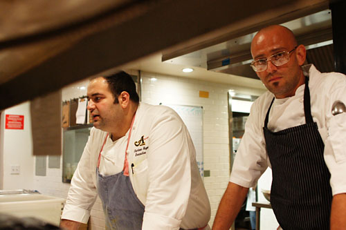 Chefs Vartan Abgaryan and Alex Reznik