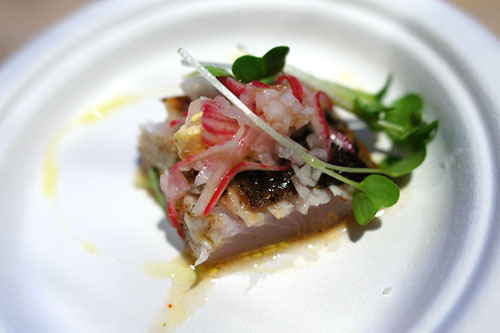 Grilled Mackerel with Radish