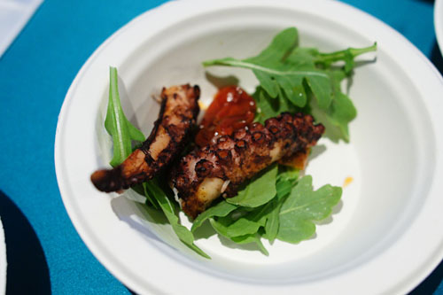 Grilled Octopus with Arugula