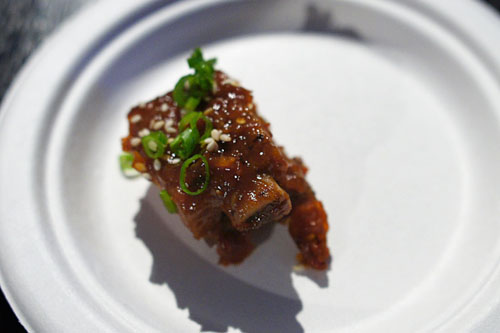 Pork Rib with Soy, Hoisin, Sesame, and Chili