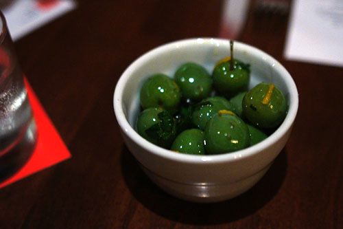 marinated castelvetrano olives