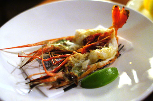 Santa Barbara Spot Prawns with Yuzu Kosho