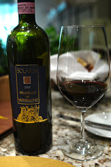 Brunello di Montalcino, Solaria, tuscany 2000