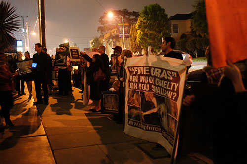 Foie Gras Protesters