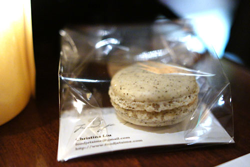 Earl Grey Salted Caramel Macaron