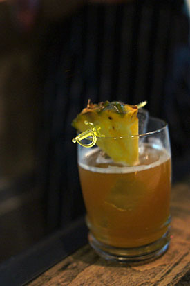 #23 - Pimm's No. 1, El Dorado 5yr, Pineapple, Lemon, Bay Leaf, Angostura Bitters