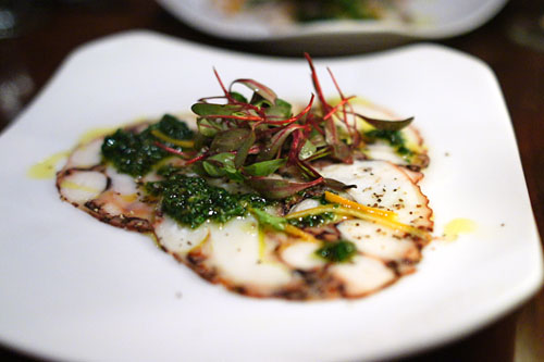 Octopus Carpaccio