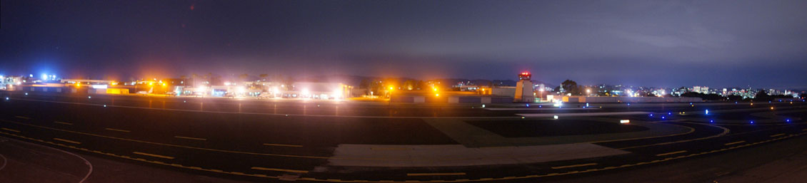 Santa Monica Airport View from Pan Am Room