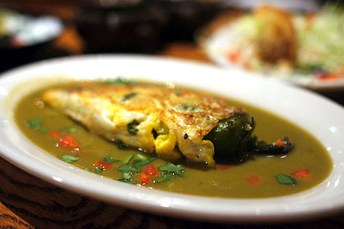 Chile Relleno w/Chile Verde Sauce