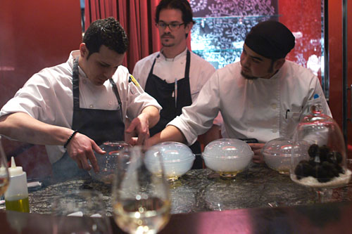 Prepping Smoky Oysters in Escabeche