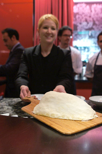 Presenting Whole Lobe of Foie Gras Baked in Salt