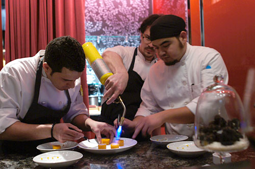 Prepping Frozen Apricot Coulant