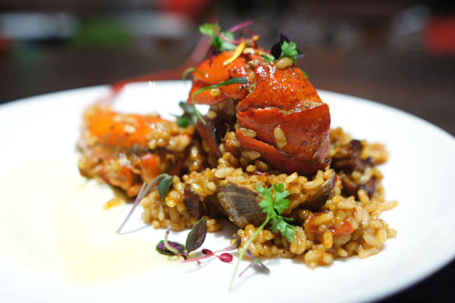 Arroz a banda con bogavante