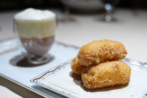 'Coffee and Donuts' with Hazelnuts and Espresso Parfait