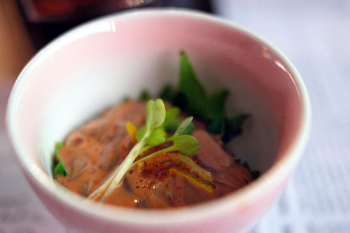 House made shiokara marinated intestines