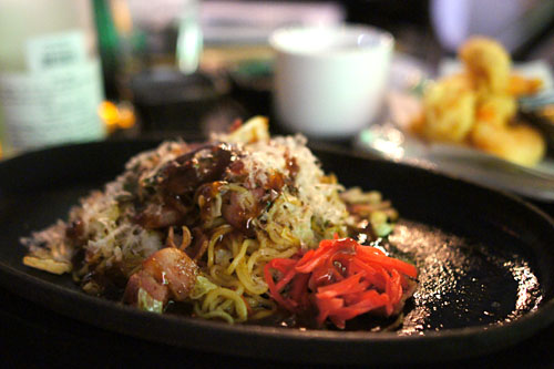 Sauce yakisoba with pork