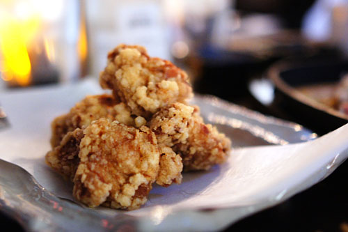 Jidori fried chicken with oroshi sesame