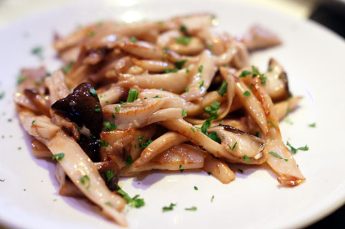 sauté of seasonal MUSHROOMS