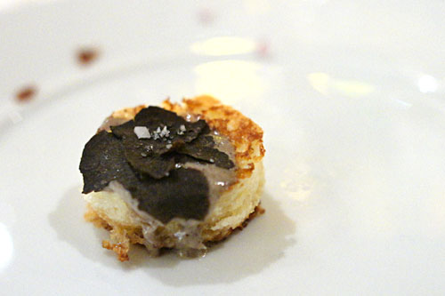 Toad in a Hole with Black Truffle