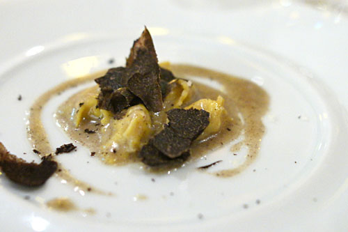 Handmade Agnolotti with Celery Root & French Black Truffles