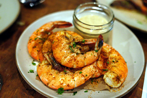 Peel and Eat Shrimp Boil, Lime Mustard Sauce