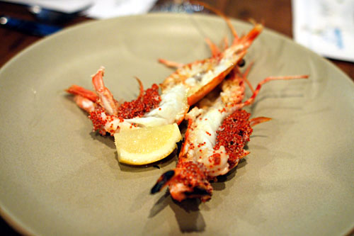 Santa Barbara Spot Prawns, Butter, Lemon, Sea Salt