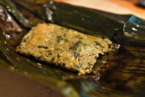 hor ab / catfish tamale