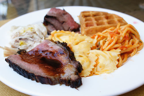 Scarpetta Brunch Plate - Meat & Pasta