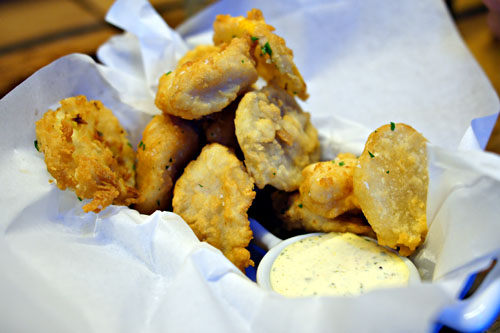 ALASKAN HALIBUT CHEEK and CHIPS