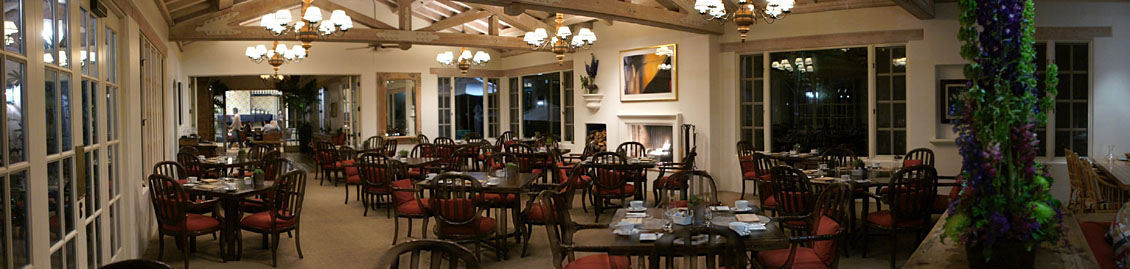 Rancho Valencia Restaurant Interior