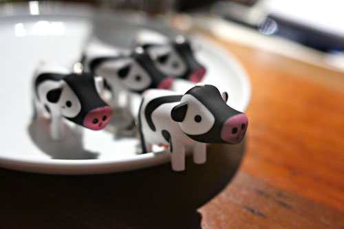 Picca cow keychains