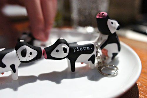 Picca cow keychains