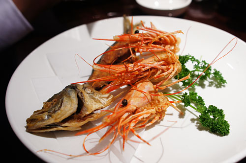 Deep-Fried Shrimp Heads and Mackerel Bones