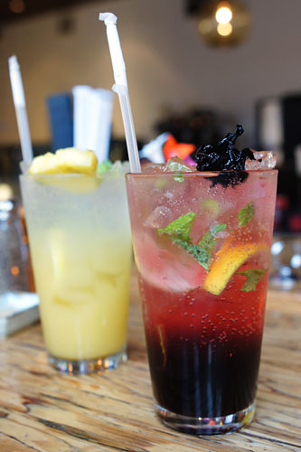 Pineapple Soda, Hibiscus Tea Soda