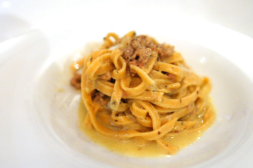 carbonara di quaglia