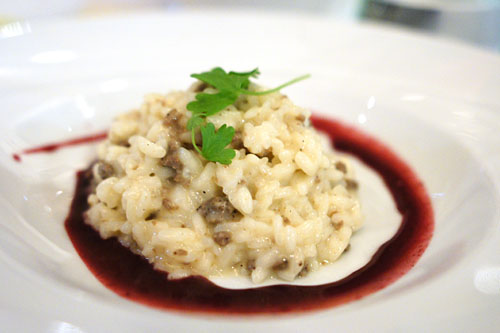 risotto al cinghiale