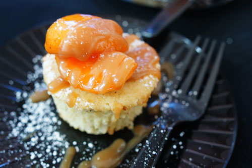 Spiced Apricot Cake with Salted Caramel