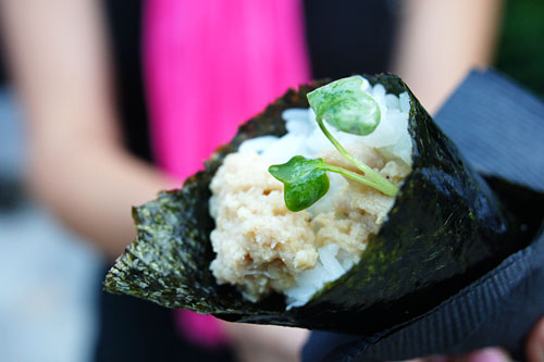 Marinated Albacore Hand Roll