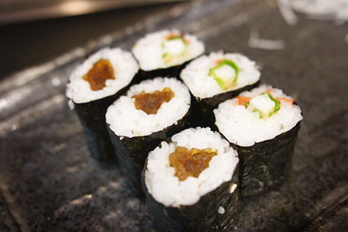 Kanpyo Maki & Ume Shiso Maki