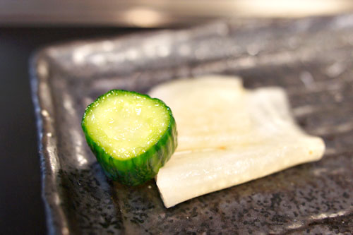 Marinated Cucumber and Daikon