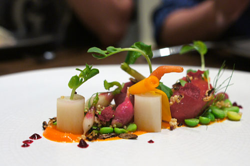 'Le Jardin' and its soil, pickled vegetables