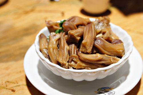 Soy Marinated Duck Tongue