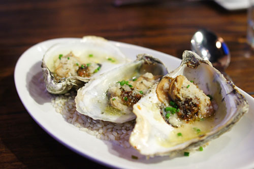 Wood Oven Roasted Oysters