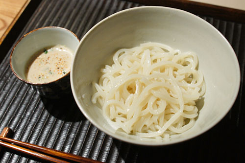 House-made Udon with Goma-dare