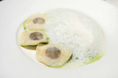 CELERY RAVIOLI | SPINACH