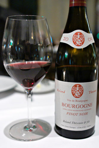 Burgundy, Roland Thévenin, Vin de Bourgogne, FR 2009