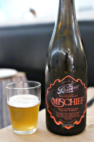 mischief golden hoppy ale, the bruery