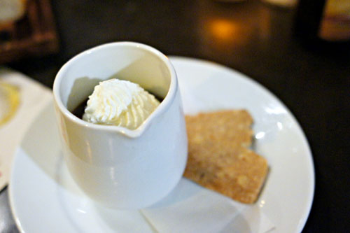 Nutella Pot de Crème with hazelnut shortbreads