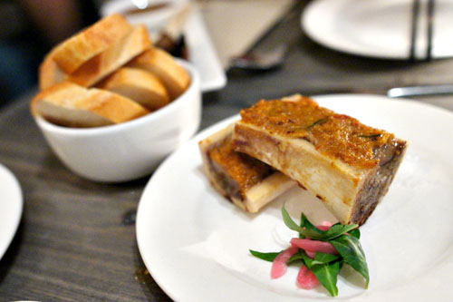 Grilled bone marrow