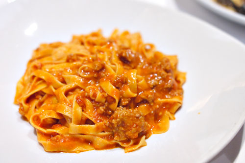 fettuccine al sugo di carne